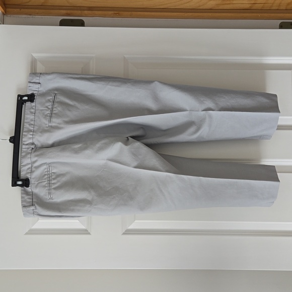 Dalia Light Gray Ankle Pants - Picture 2 of 2